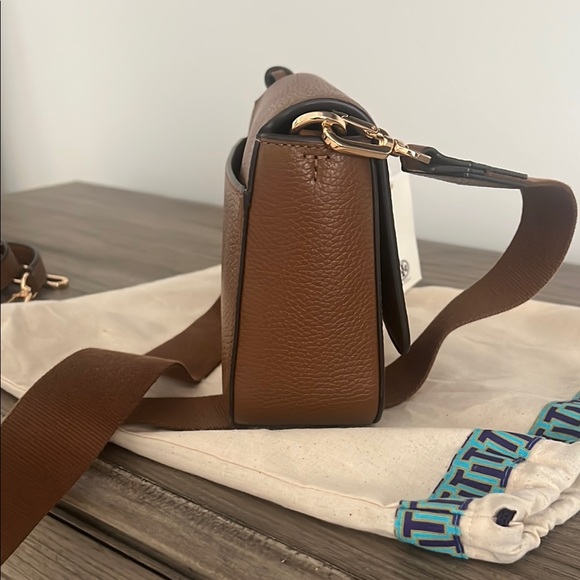 NWT Tory Burch Brown Crossbody Bag - 100% Authentic - Picture 5 of 8